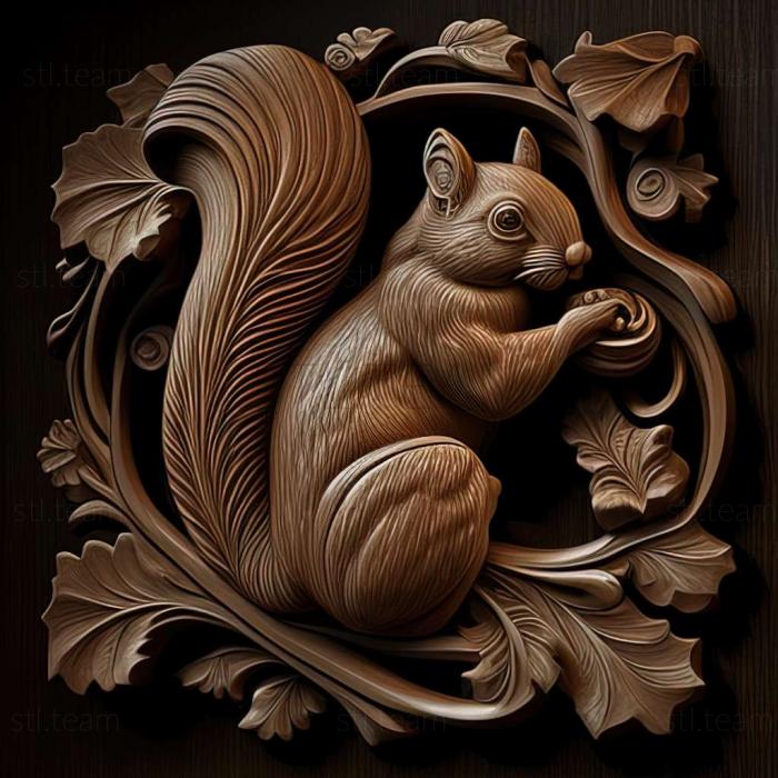 Animals squirrel